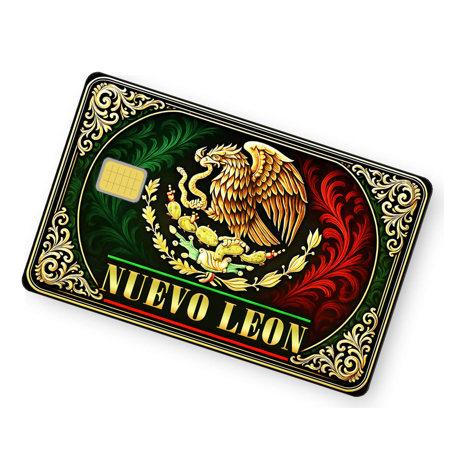 Mexico y Estados Credit Card Skin Waterproof