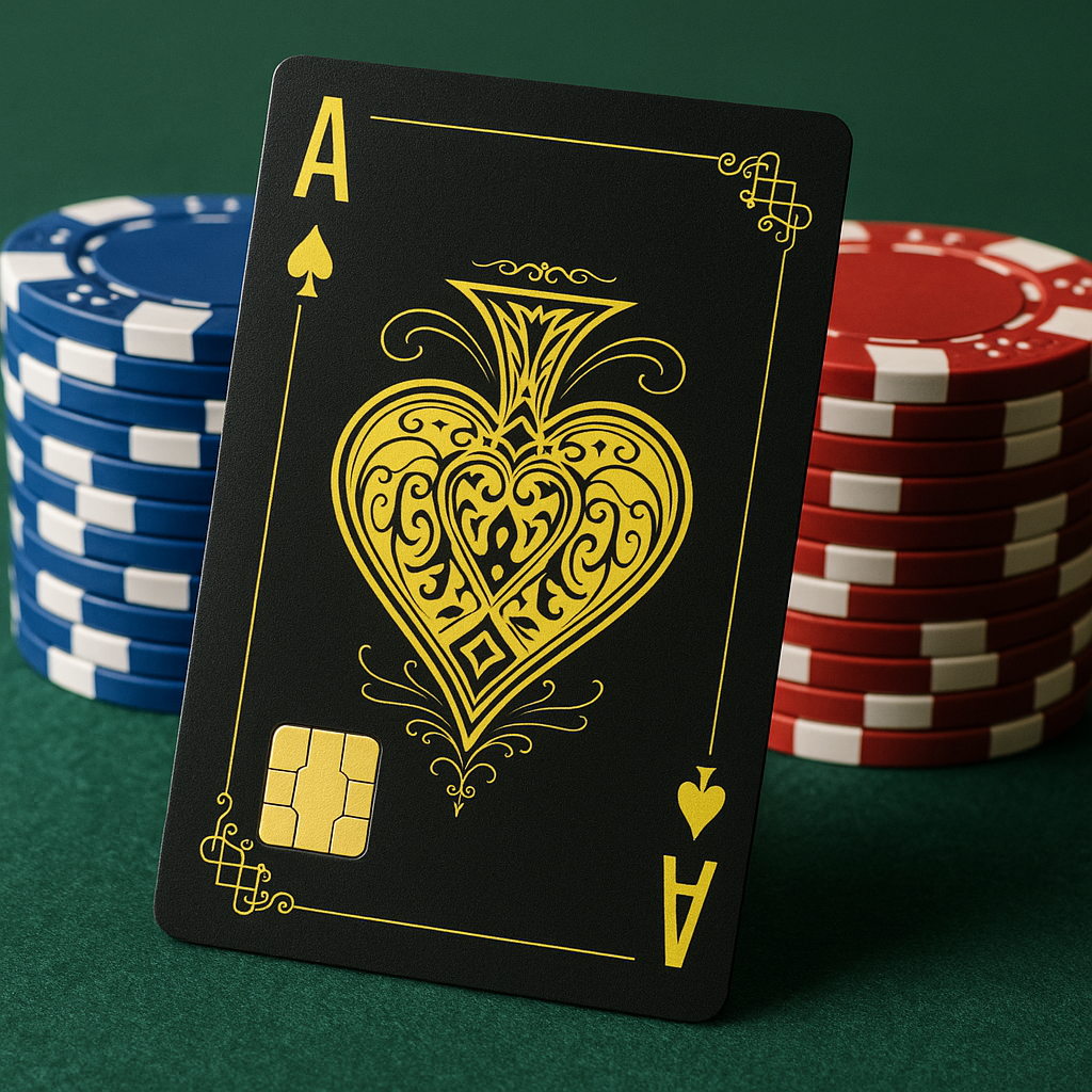 Aces gold silver Credit Card Skin
