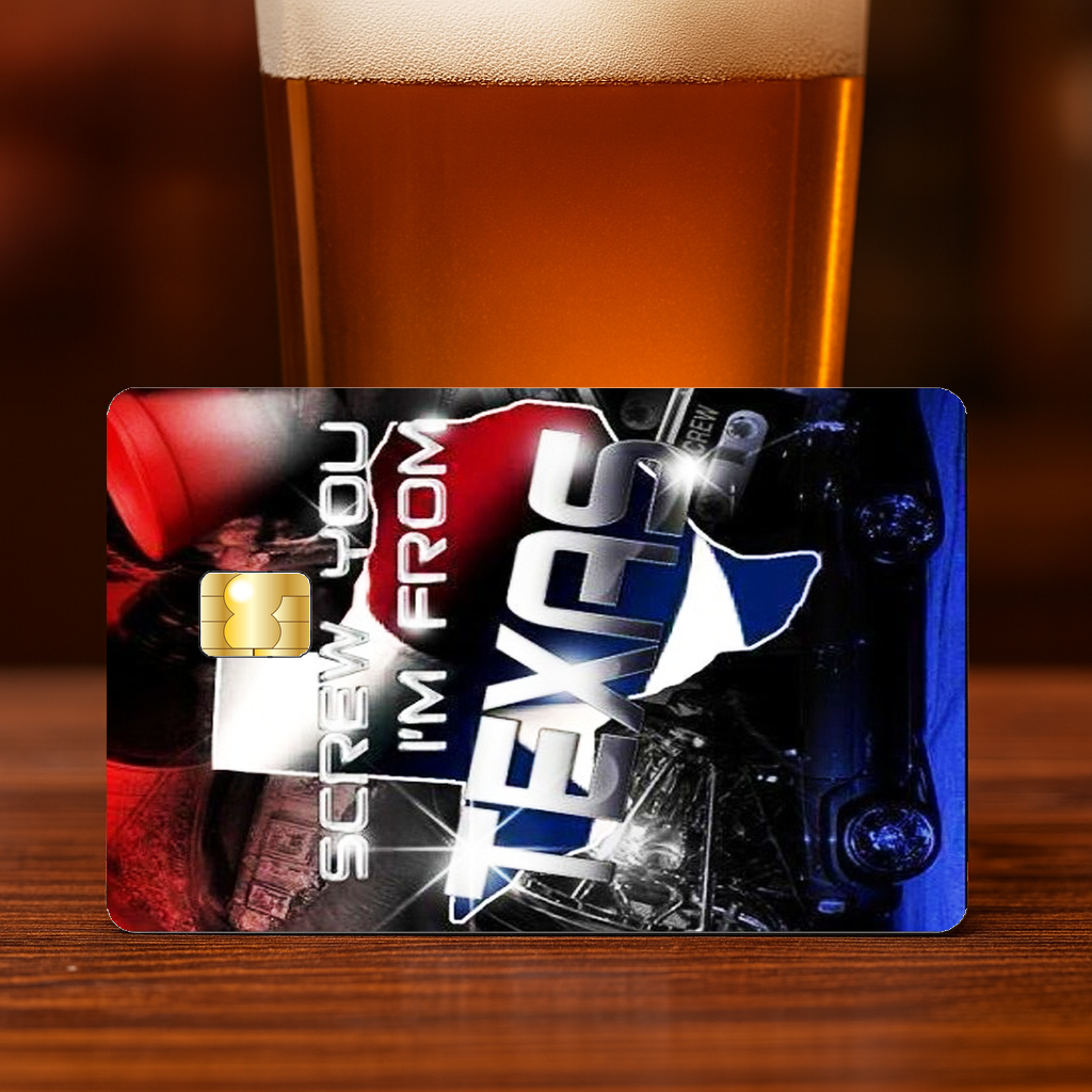 Texas Houston Pride Credit Debit Card Skin Cover