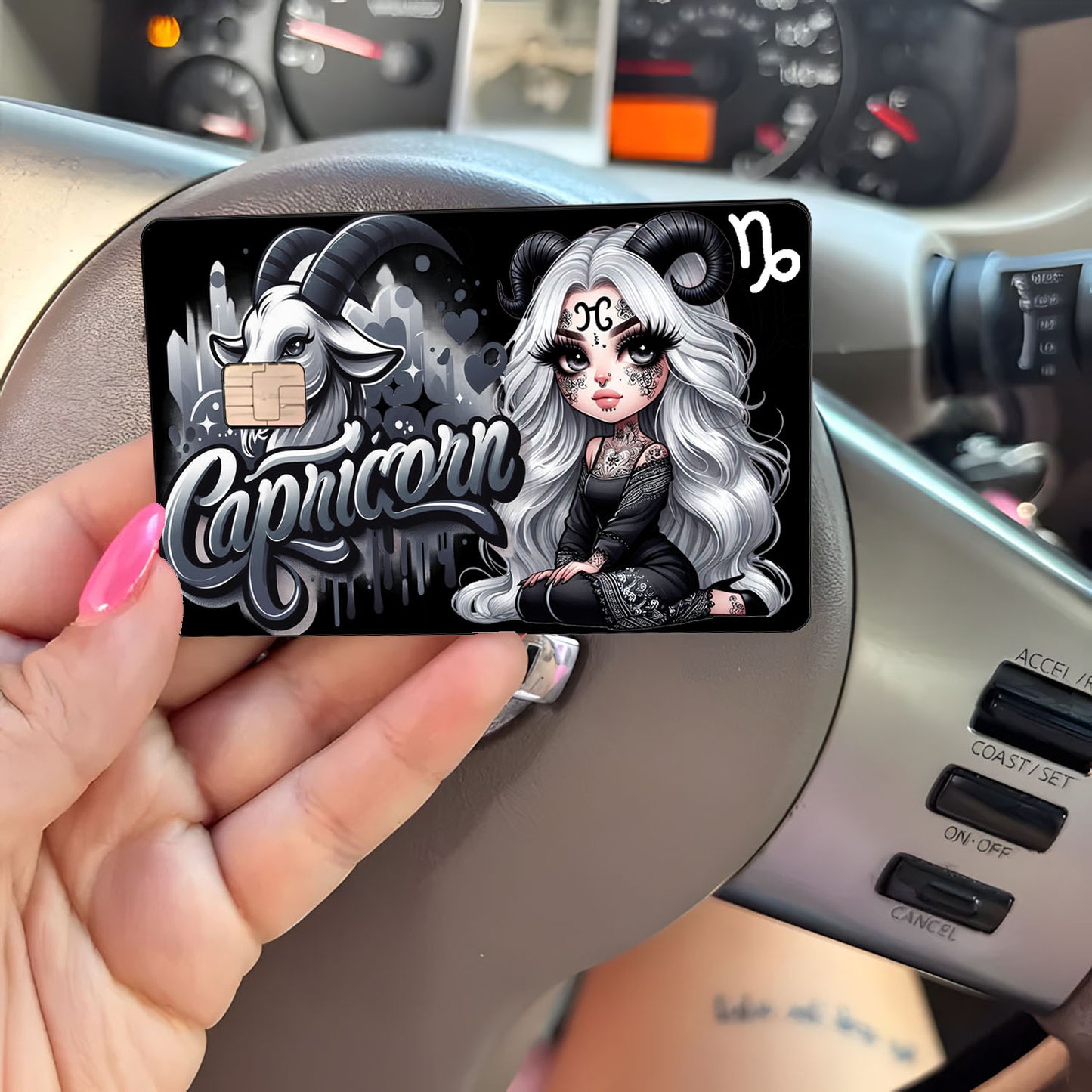 Capricorn Credit Card Skin Zodiac Sign
