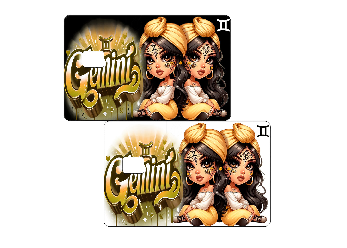Gemini Credit Card Skin Zodiac Sign