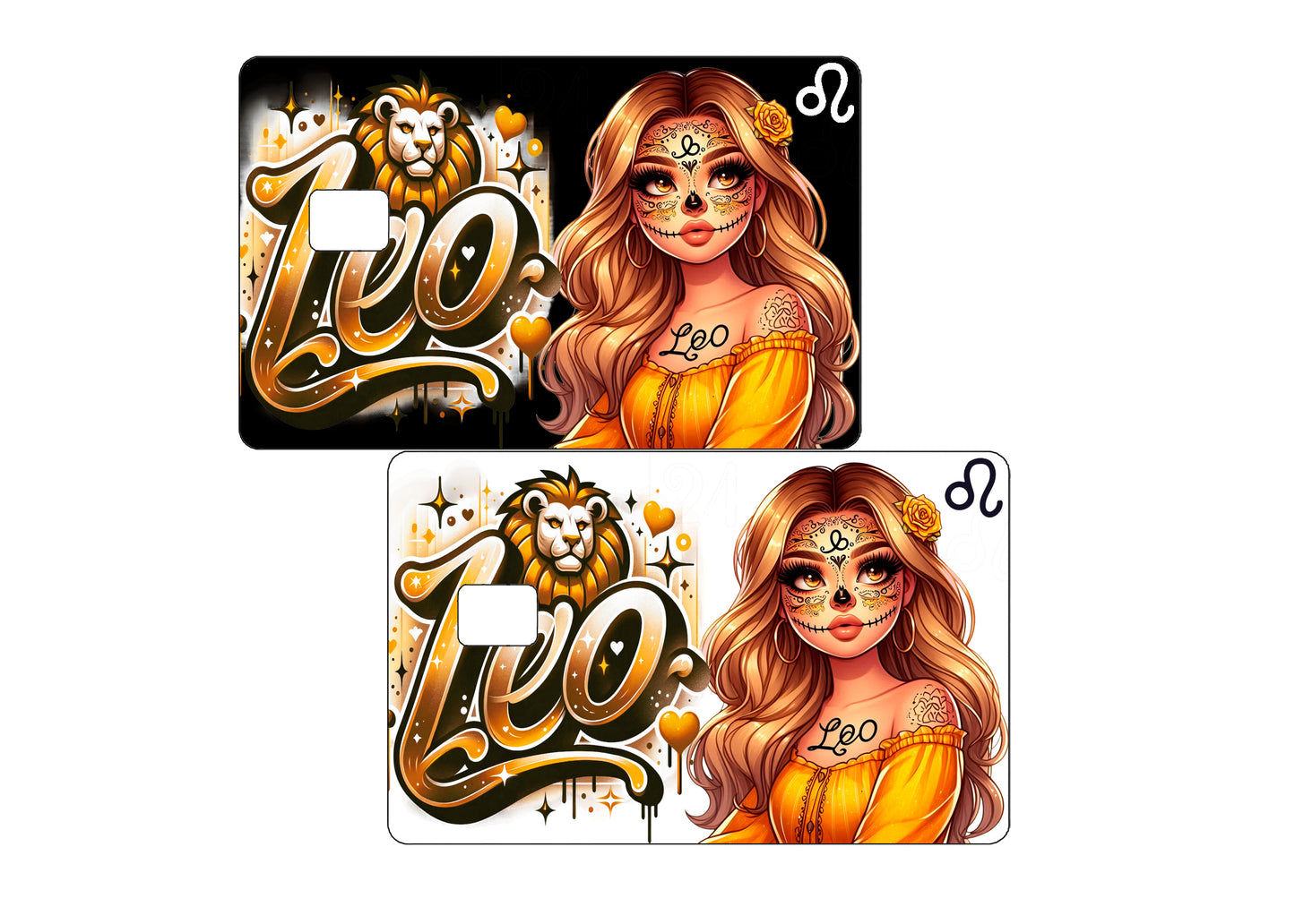 Leo Credit Card Skin Zodiac Sign