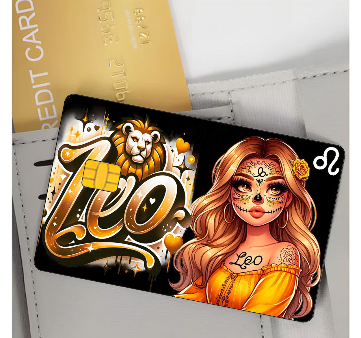 Leo Credit Card Skin Zodiac Sign
