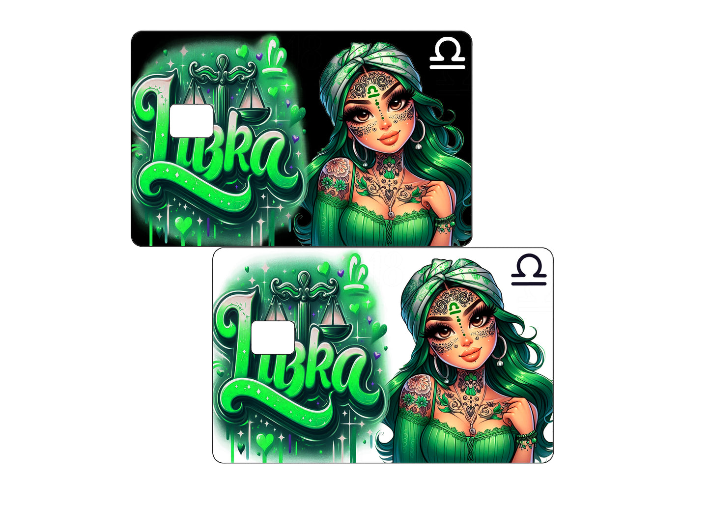 Libra Credit Card Skin Zodiac Sign