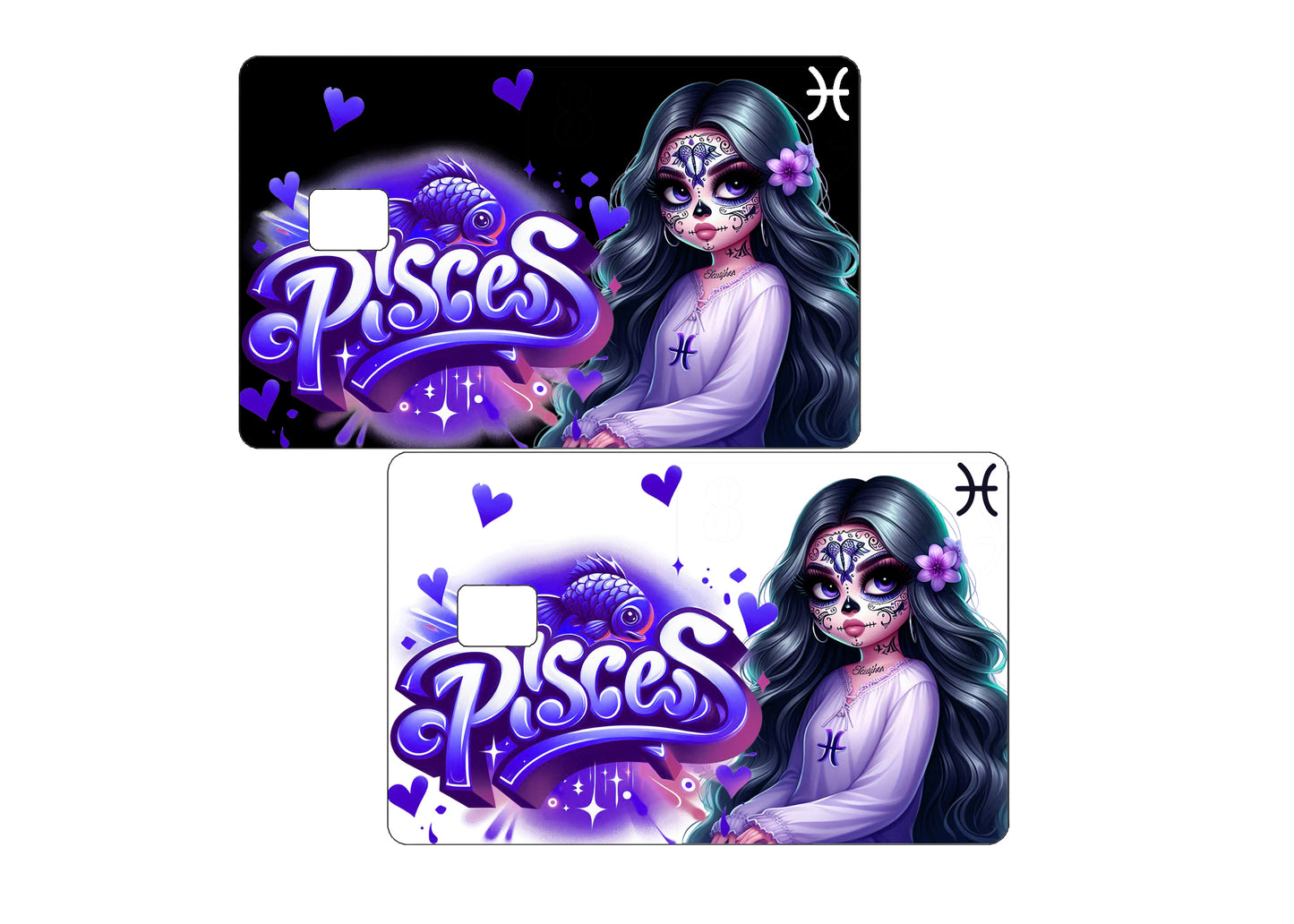 Pisces Credit Card Skin Zodiac Sign
