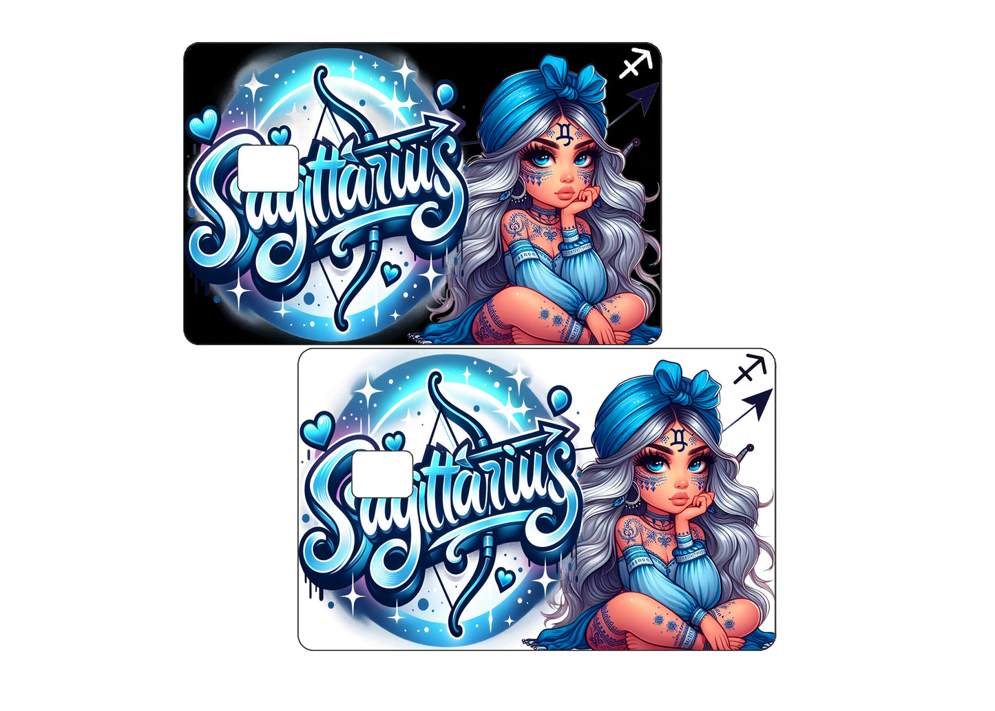 Sagittarius Credit Card Skin Zodiac Sign