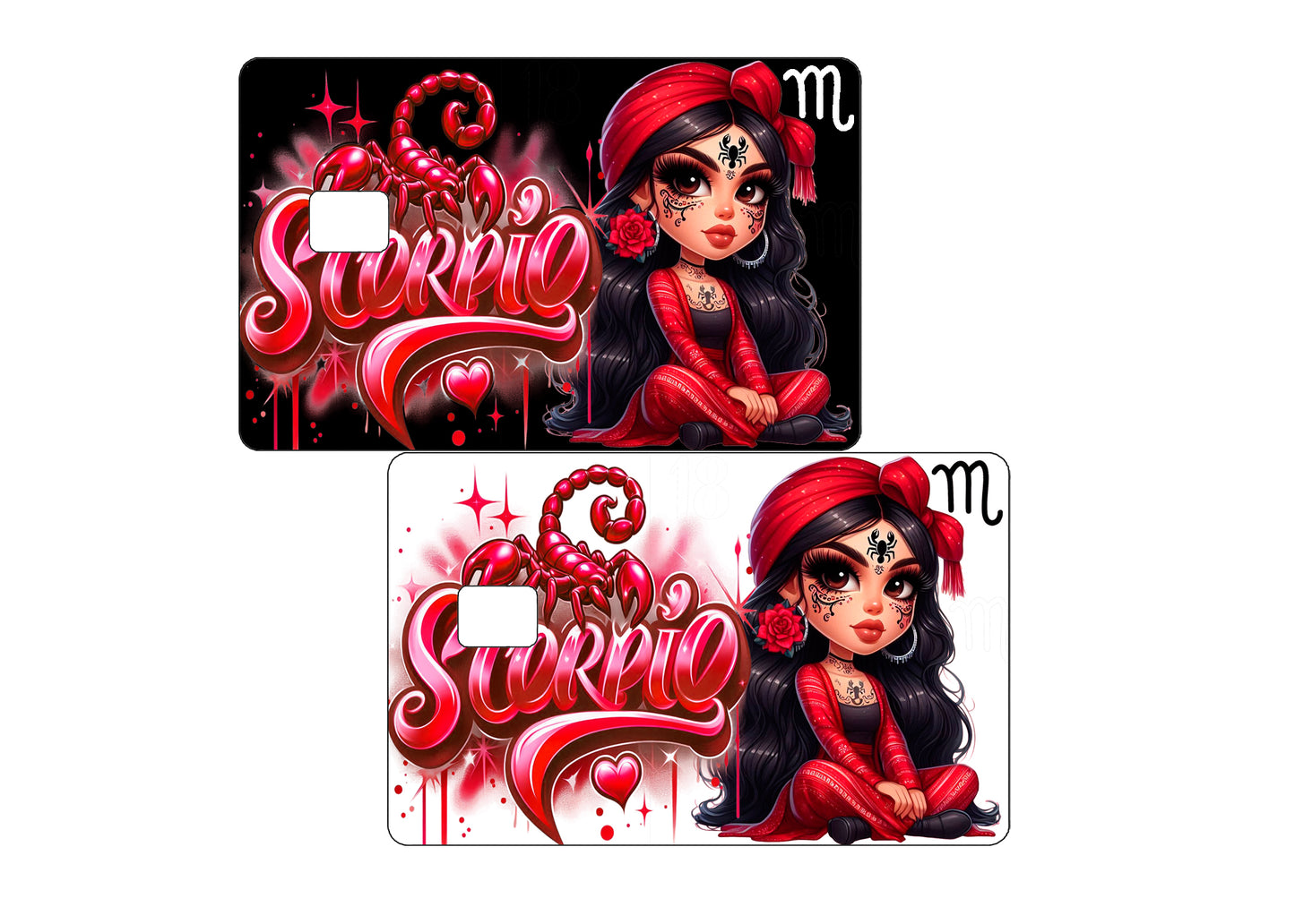 Scorpio Credit Card Skin Zodiac Sign