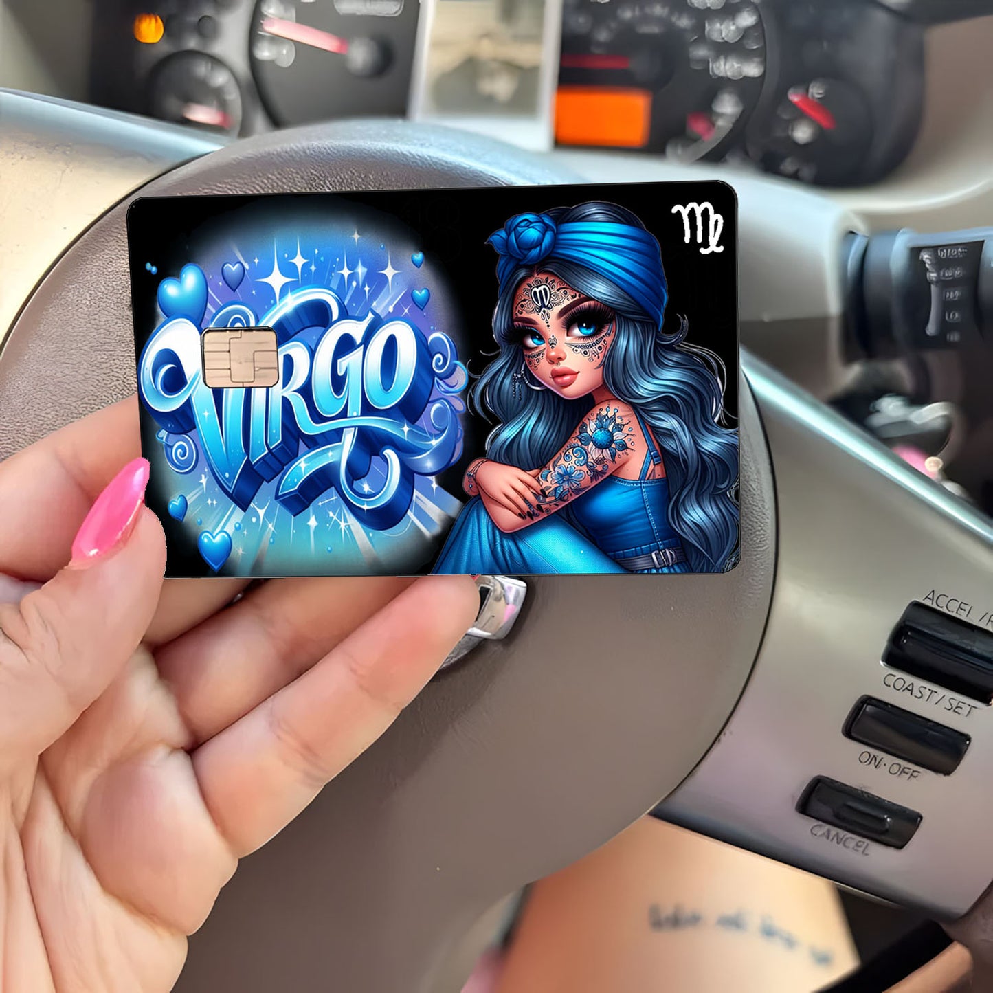 Virgo Credit Card Skin Zodiac Sign