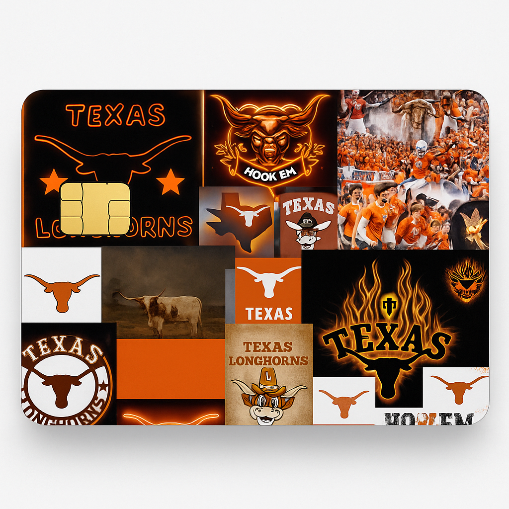 Texas sports Credit Card Skin
