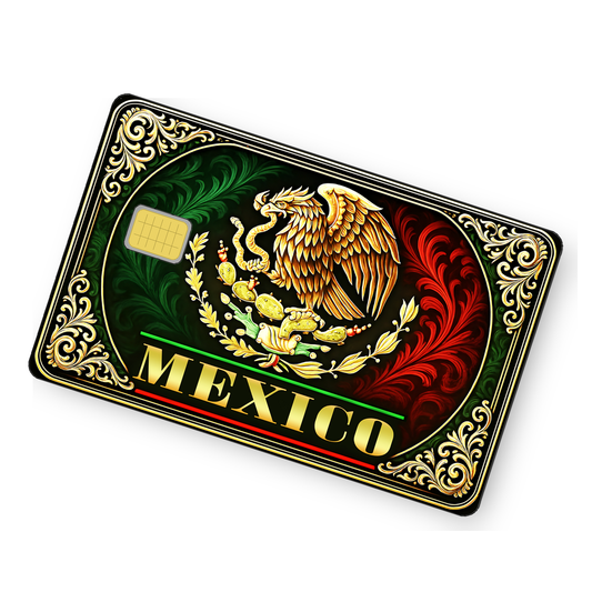 Mexico y Estados Credit Card Skin Waterproof