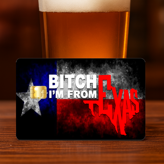 Texas Houston Pride Credit Debit Card Skin Cover