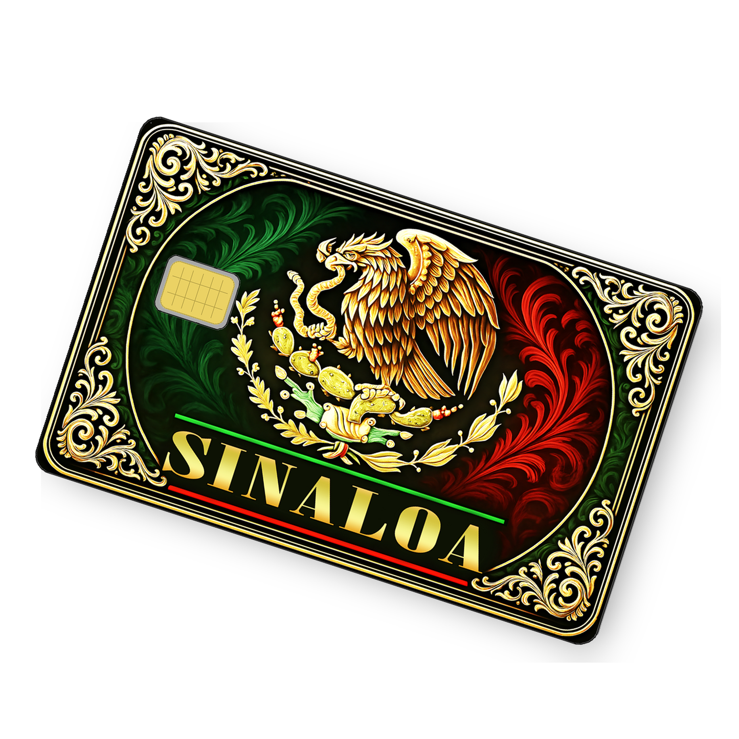 Mexico y Estados Credit Card Skin Waterproof