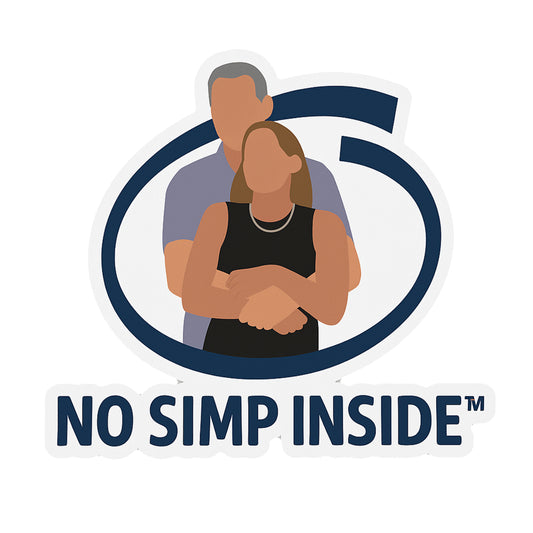 "No Simp Inside™" Vinyl Sticker – Meme Edition
