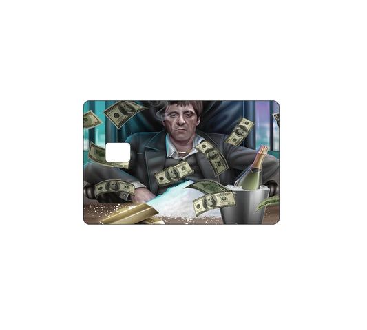 Scarface Money Credit Card Skin Sticker