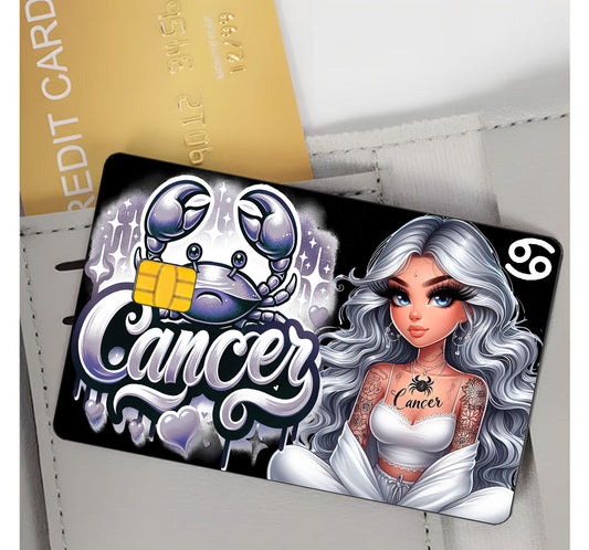 Cancer Credit Card Skin Zodiac Sign