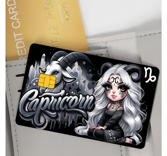 Capricorn Credit Card Skin Zodiac Sign