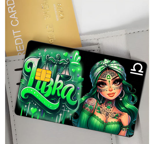 Libra Credit Card Skin Zodiac Sign