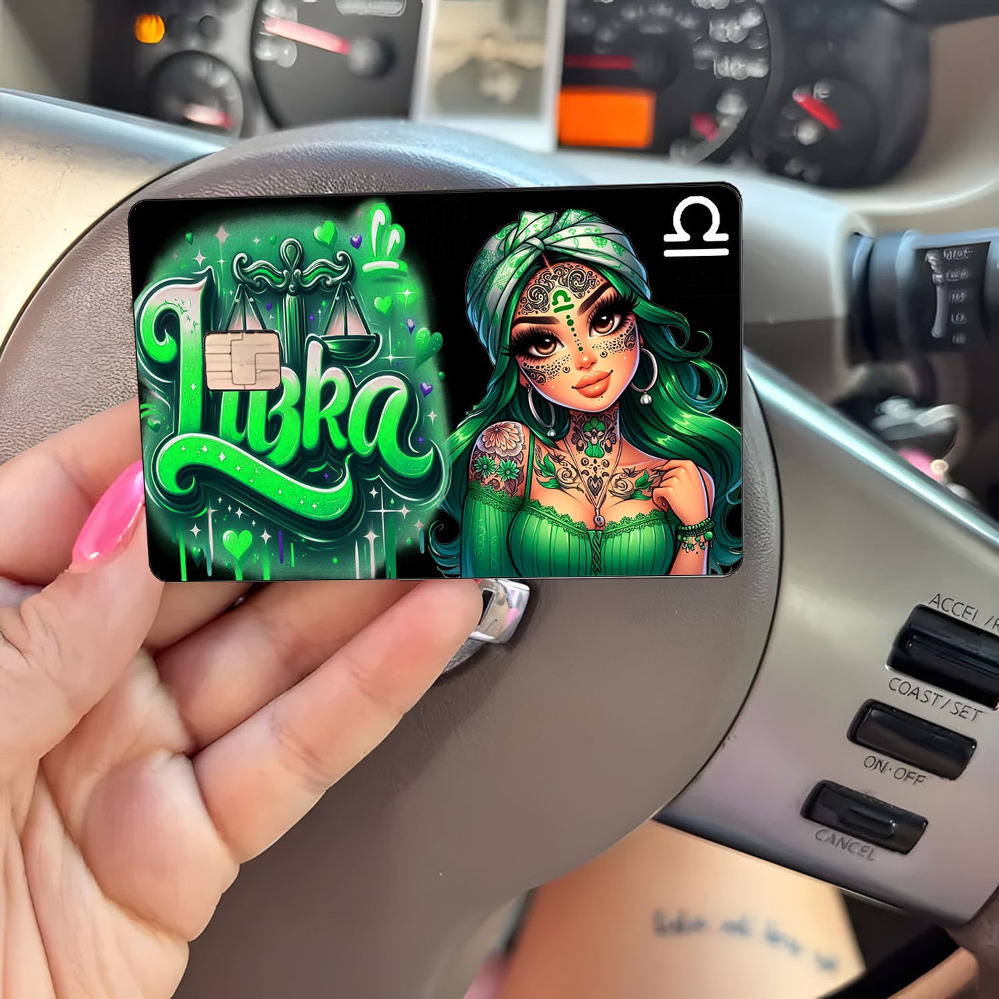 Libra Credit Card Skin Zodiac Sign