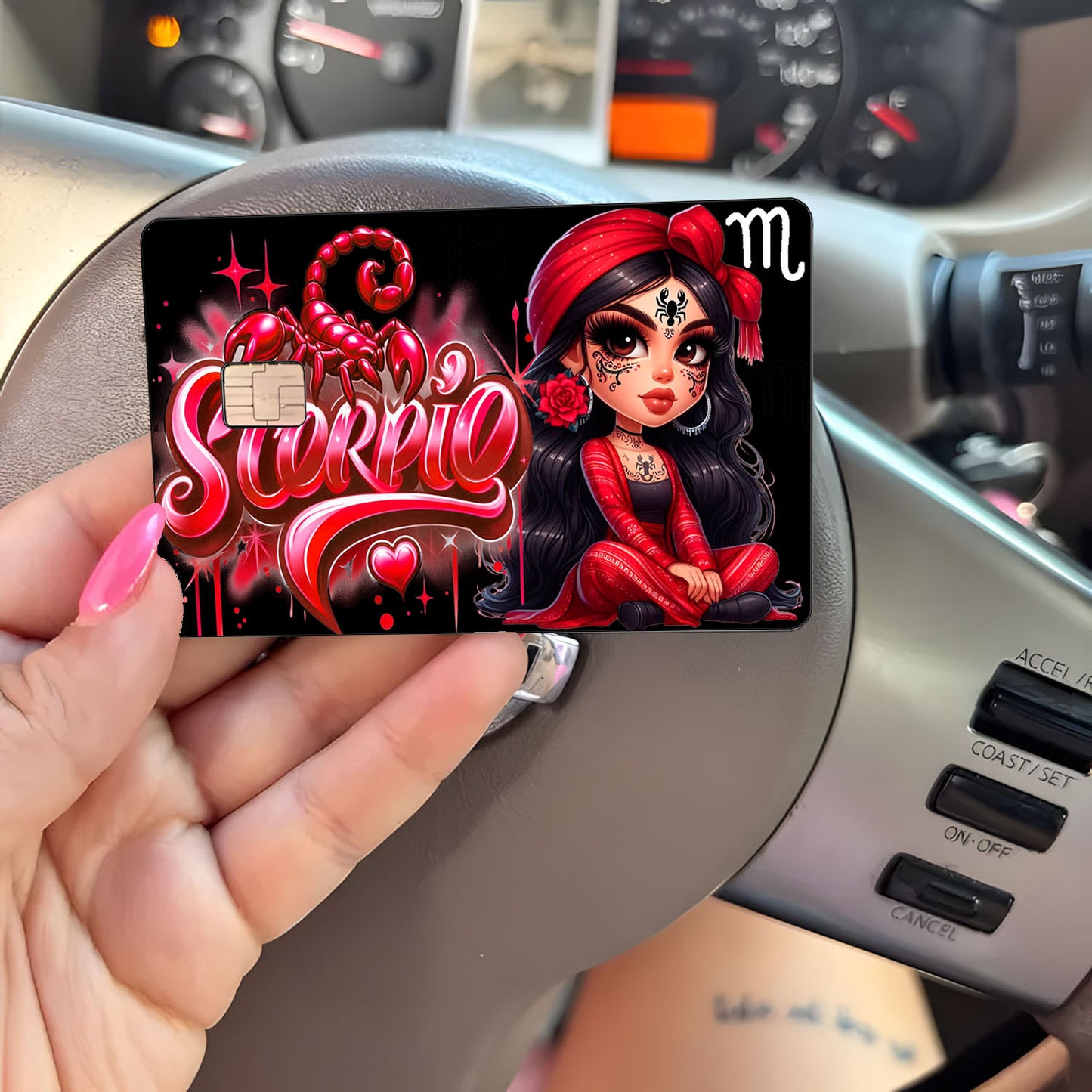 Scorpio Credit Card Skin Zodiac Sign