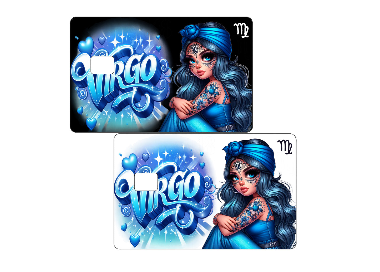 Virgo Credit Card Skin Zodiac Sign