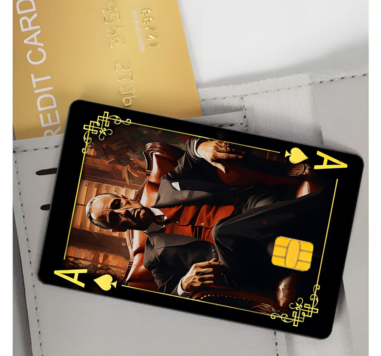 The Godfather Movie Credit Card Skin Sticker